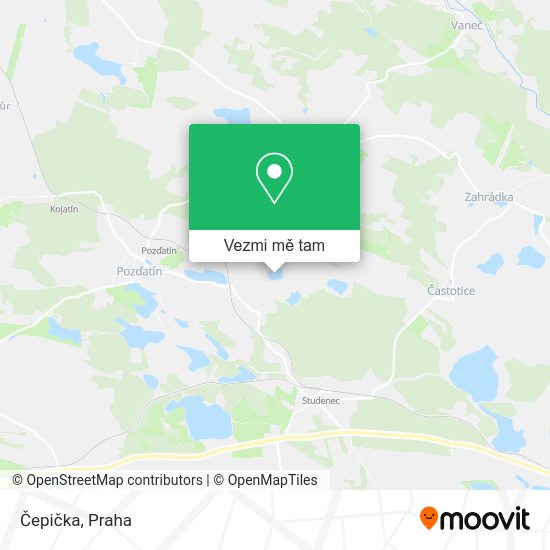 Čepička mapa