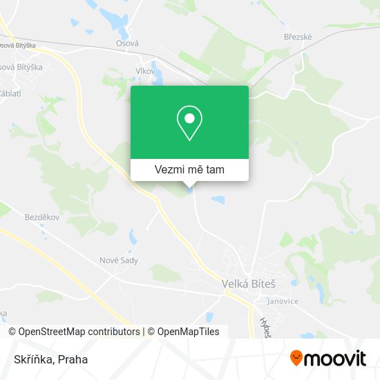 Skříňka mapa