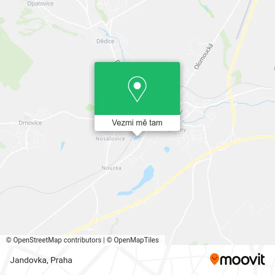 Jandovka mapa