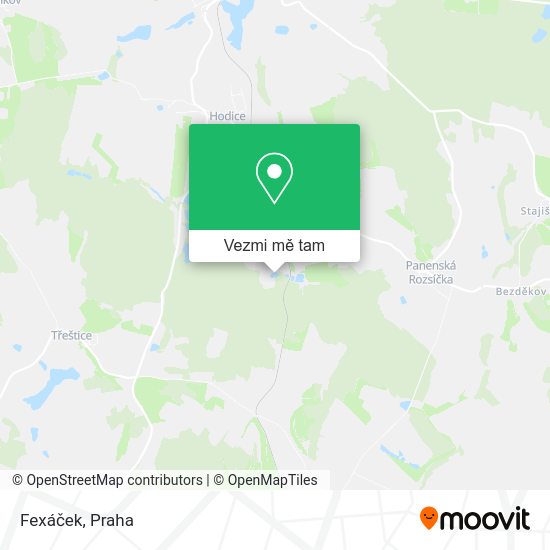 Fexáček mapa