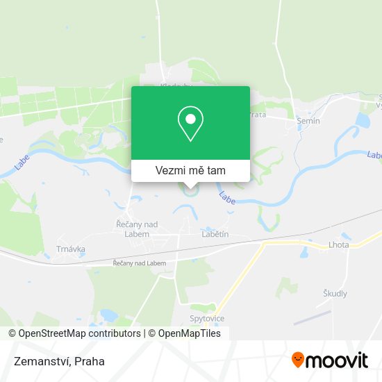 Zemanství mapa
