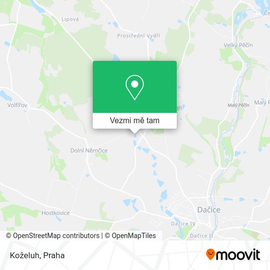 Koželuh mapa