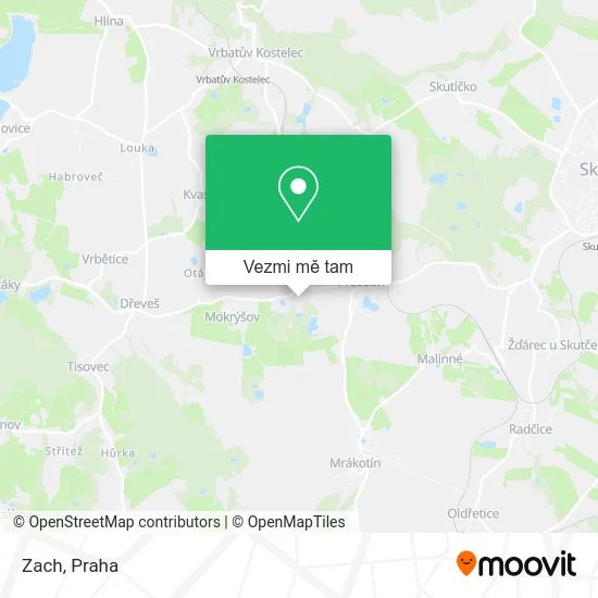 Zach mapa