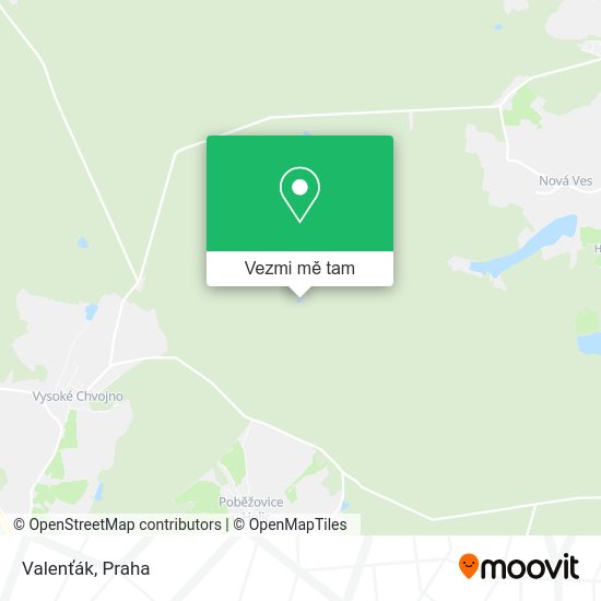 Valenťák mapa