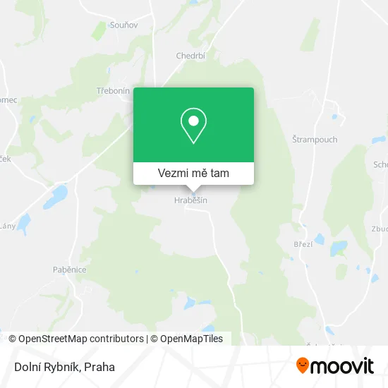 Dolní Rybník mapa