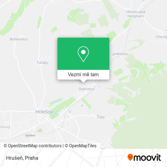 Hrušeň mapa