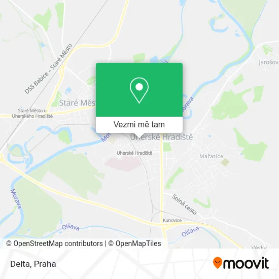 Delta mapa