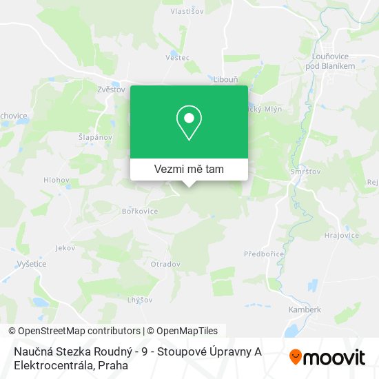 Naučná Stezka Roudný - 9 - Stoupové Úpravny A Elektrocentrála mapa