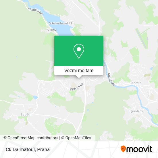 Ck Dalmatour mapa