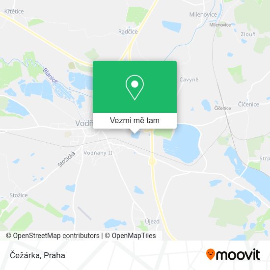Čežárka mapa