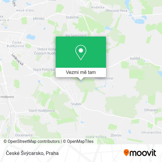 České Švýcarsko mapa