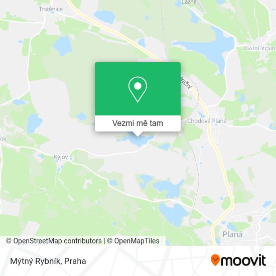 Mýtný Rybník mapa