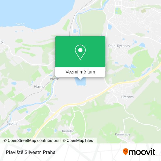 Plaviště Silvestr mapa
