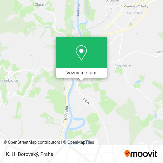 K. H. Borovský mapa