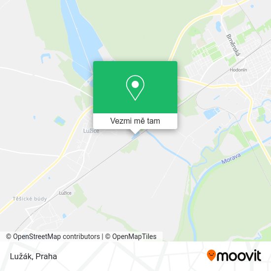 Lužák mapa