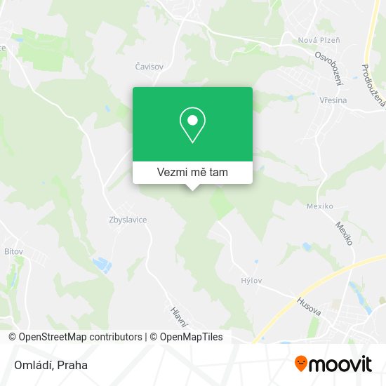 Omládí mapa
