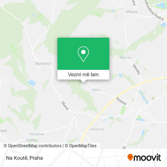 Na Koutě mapa