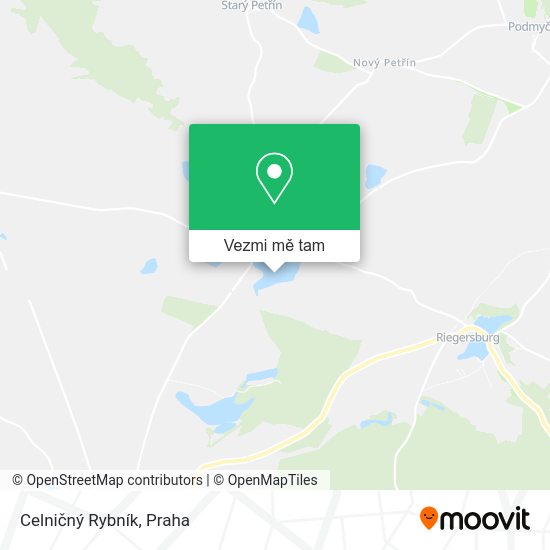 Celničný Rybník mapa