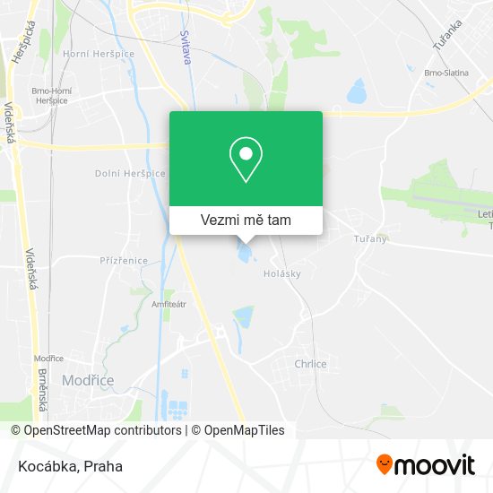 Kocábka mapa