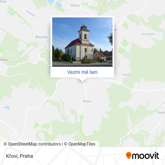 Křoví mapa