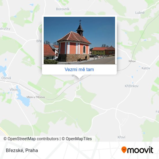 Březské mapa