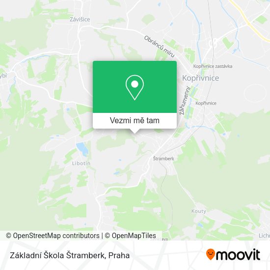 Základní Škola Štramberk mapa