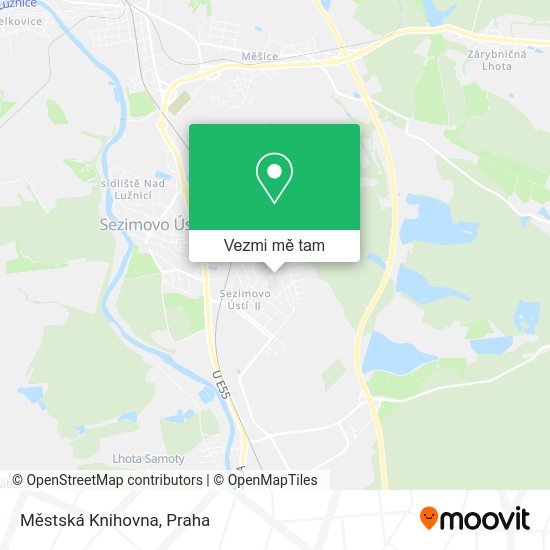 Městská Knihovna mapa