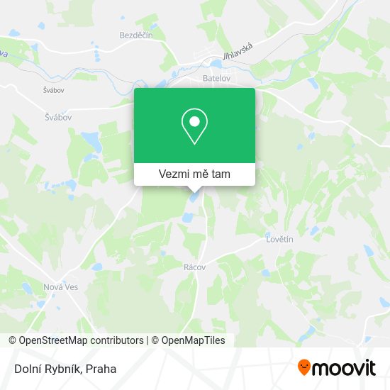 Dolní Rybník mapa