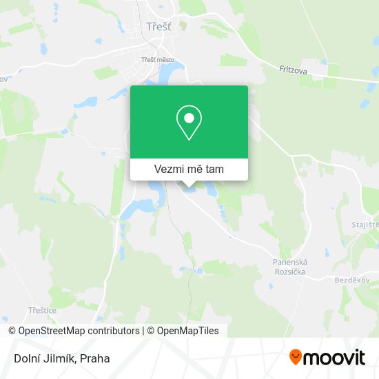 Dolní Jilmík mapa