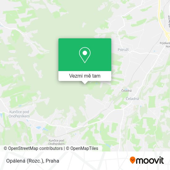 Opálená (Rozc.) mapa