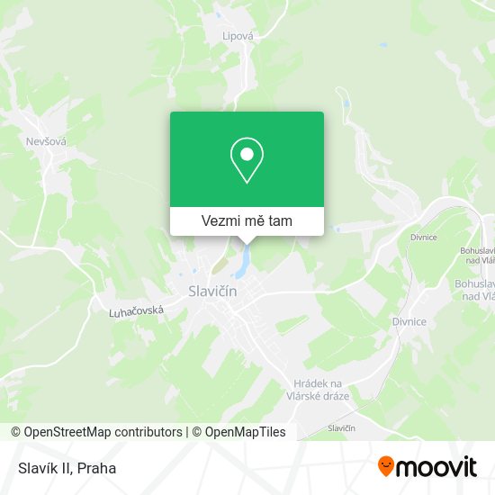 Slavík II mapa