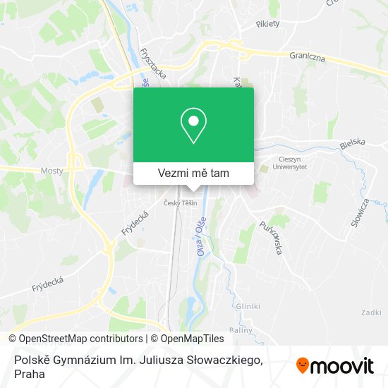 Polskě Gymnázium Im. Juliusza Słowaczkiego mapa