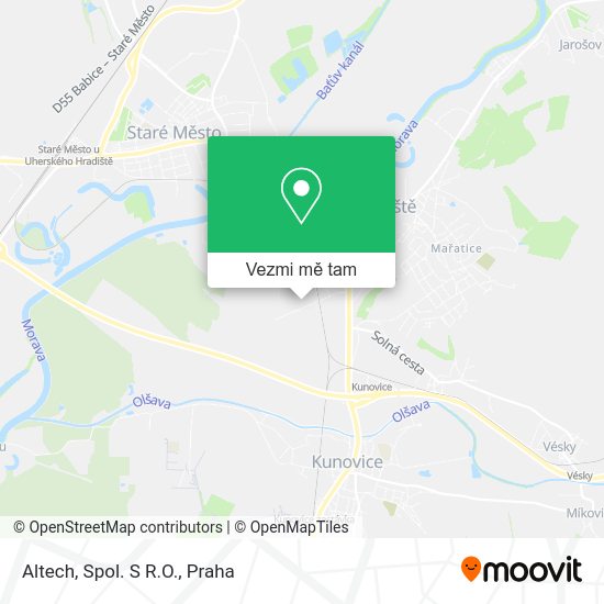 Altech, Spol. S R.O. mapa