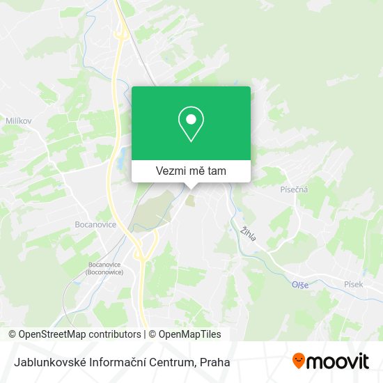 Jablunkovské Informační Centrum mapa