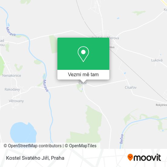 Kostel Svatého Jiří mapa