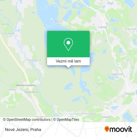 Nové Jezero mapa