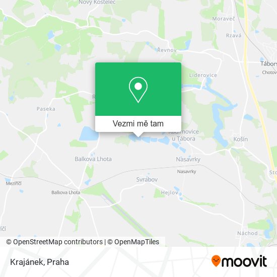 Krajánek mapa