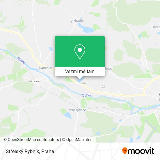 Střelský Rybník mapa