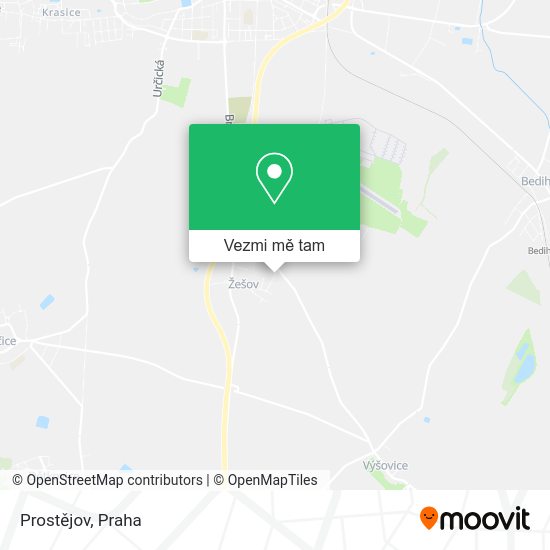 Prostějov mapa