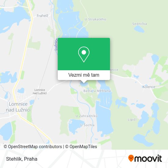 Stehlík mapa