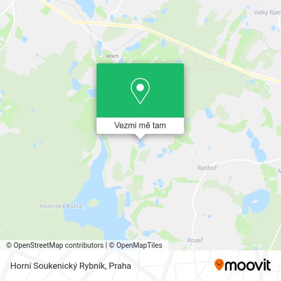 Horní Soukenický Rybník mapa