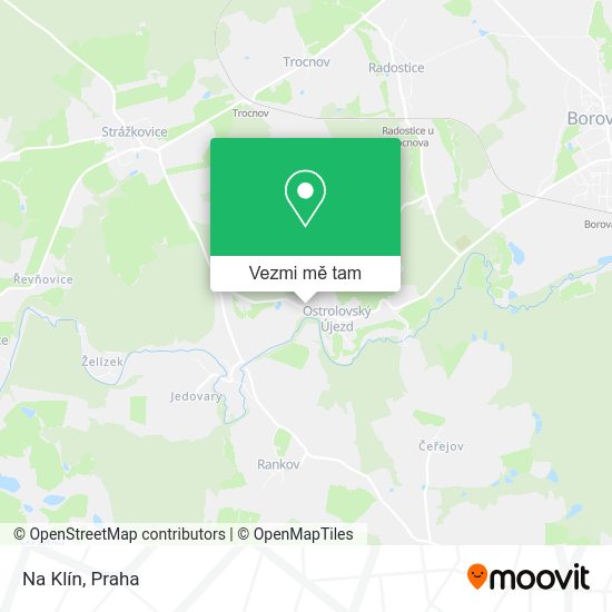 Na Klín mapa