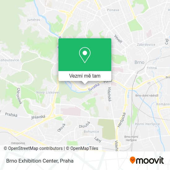 Brno Exhibition Center mapa