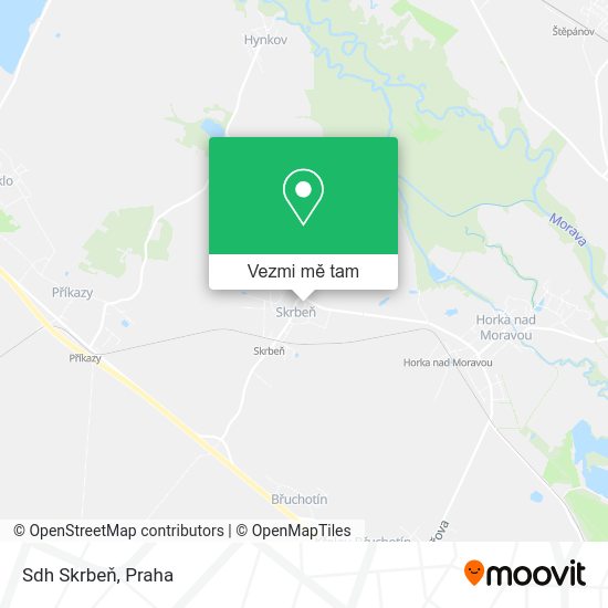 Sdh Skrbeň mapa