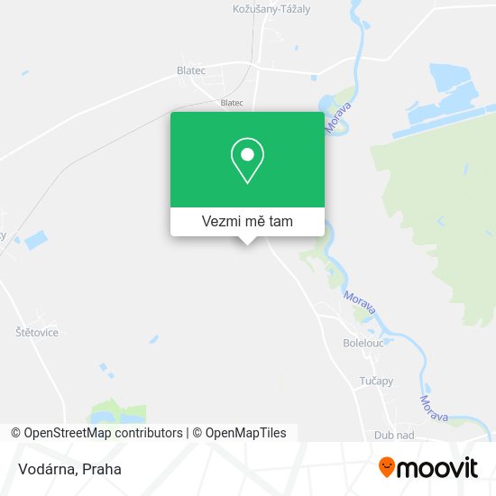 Vodárna mapa