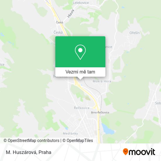 M. Huszárová mapa