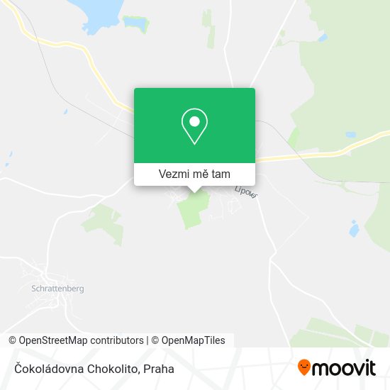 Čokoládovna Chokolito mapa