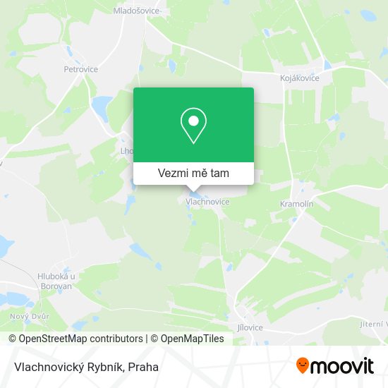 Vlachnovický Rybník mapa