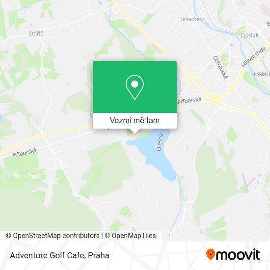 Adventure Golf Cafe mapa