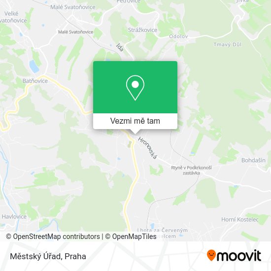 Městský Úřad mapa